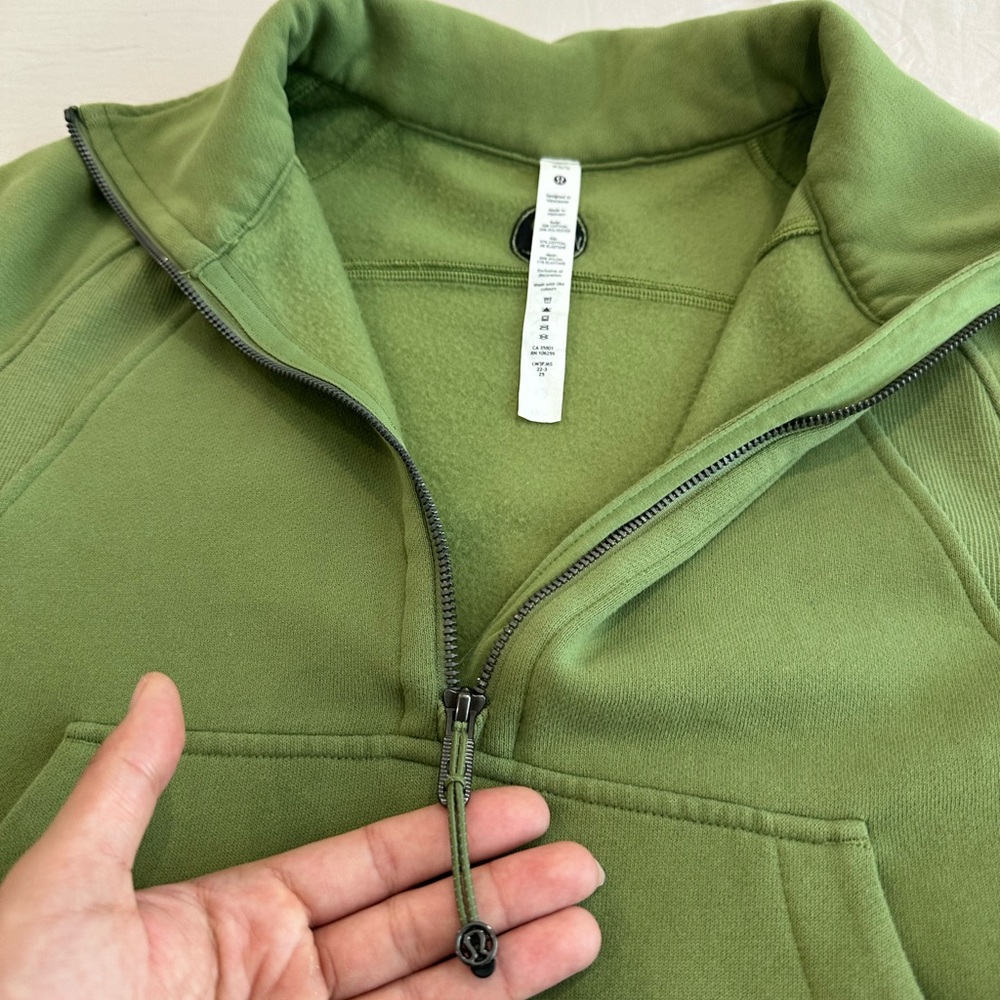 lululemon athletica Green Half-Zip Sweatshirt - Picture 8 of 9
